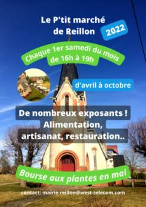 présentation du flyer du P'tit marché recto