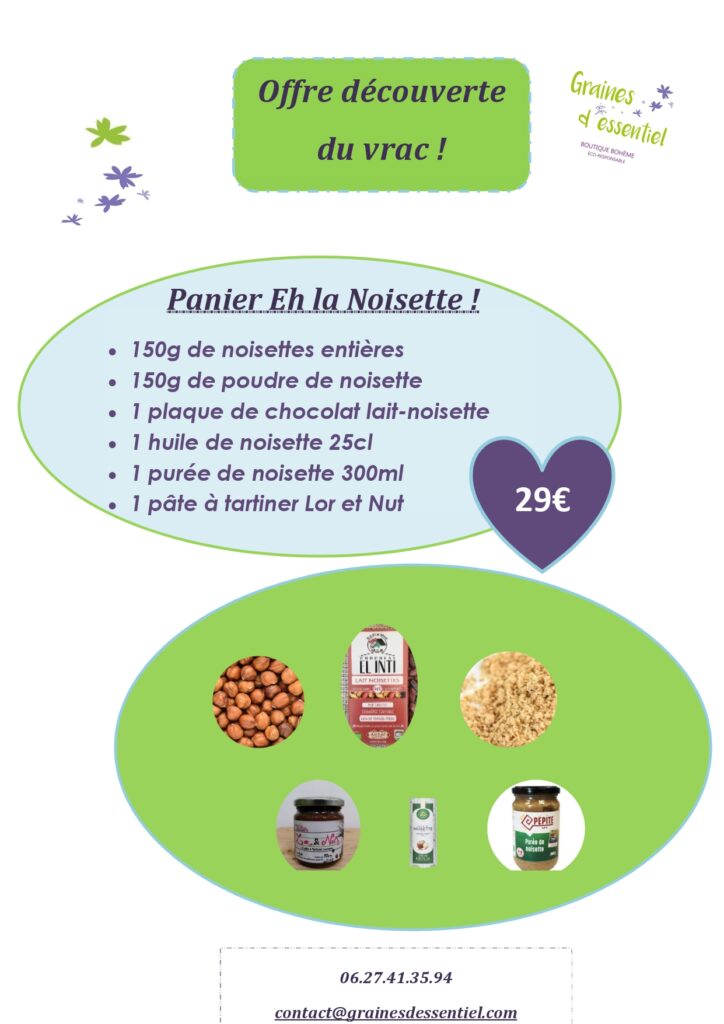 panier eh la noisette