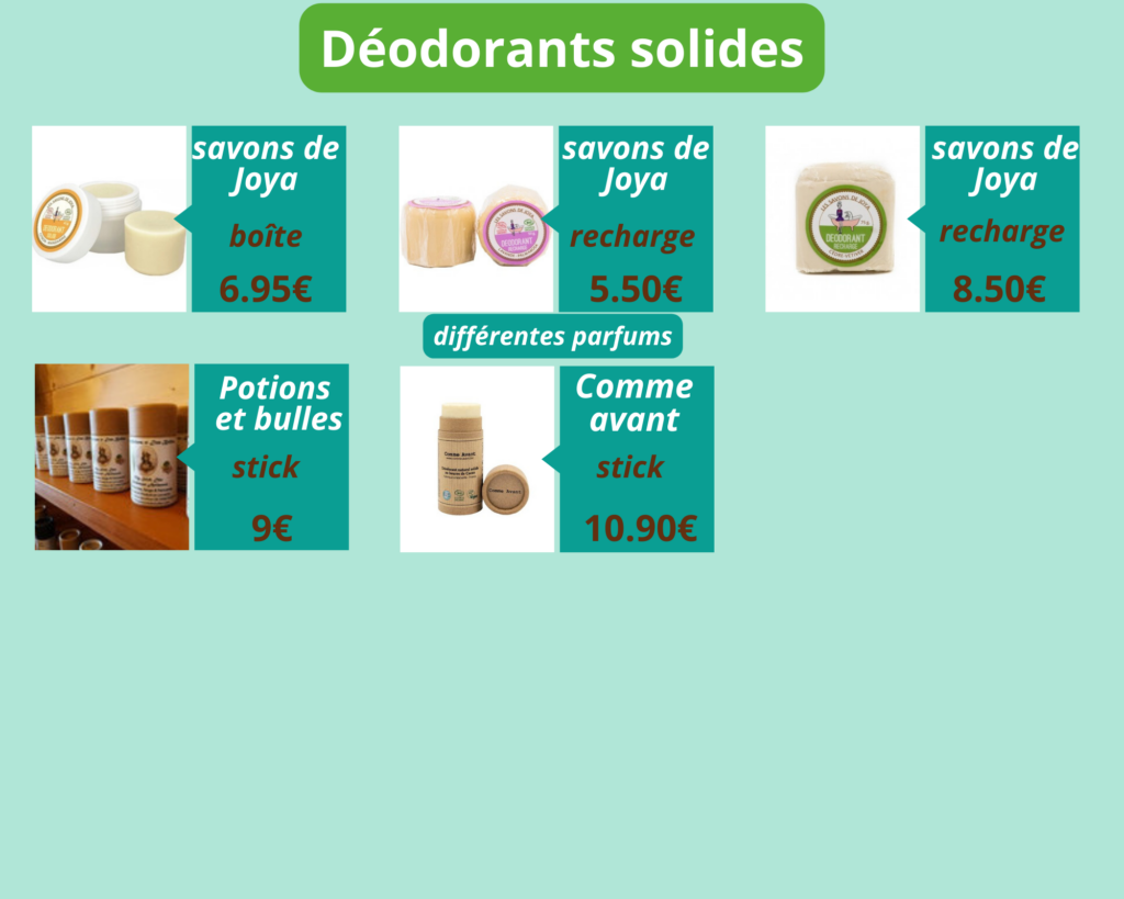 déodorants