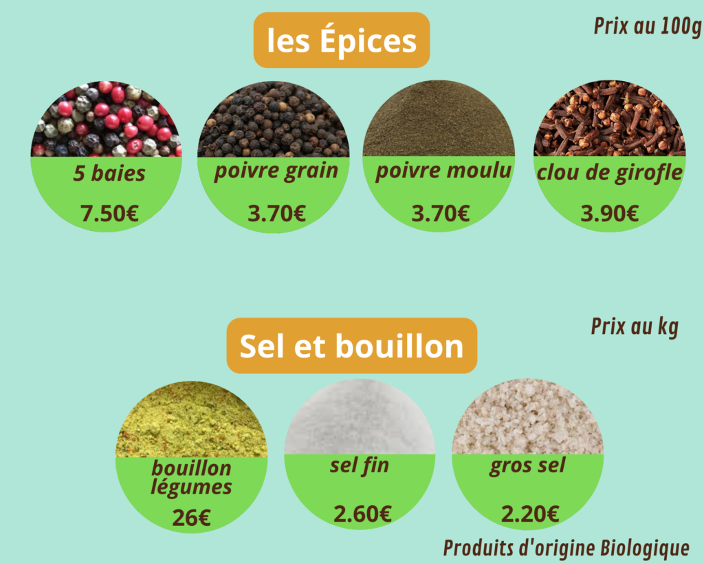 épices etc