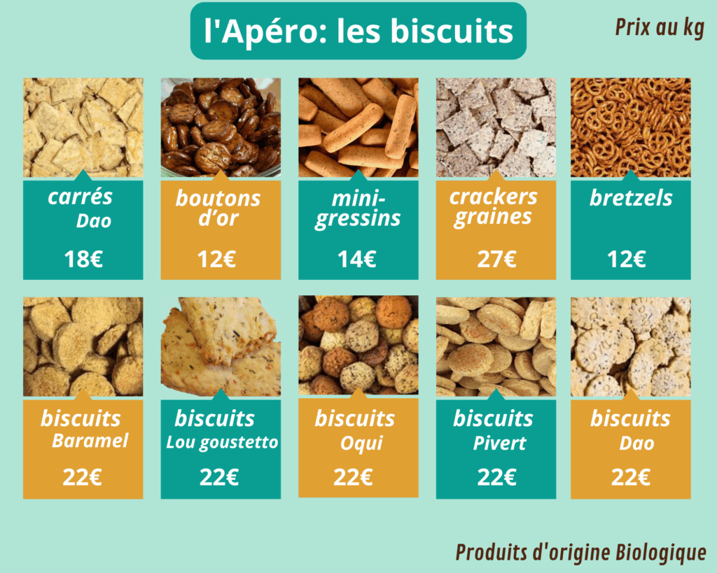 apéro biscuits