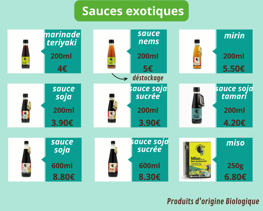 sauces exotiques