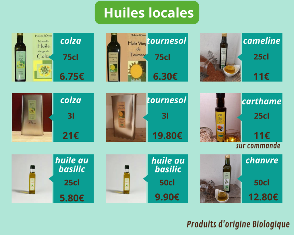 huiles locales
