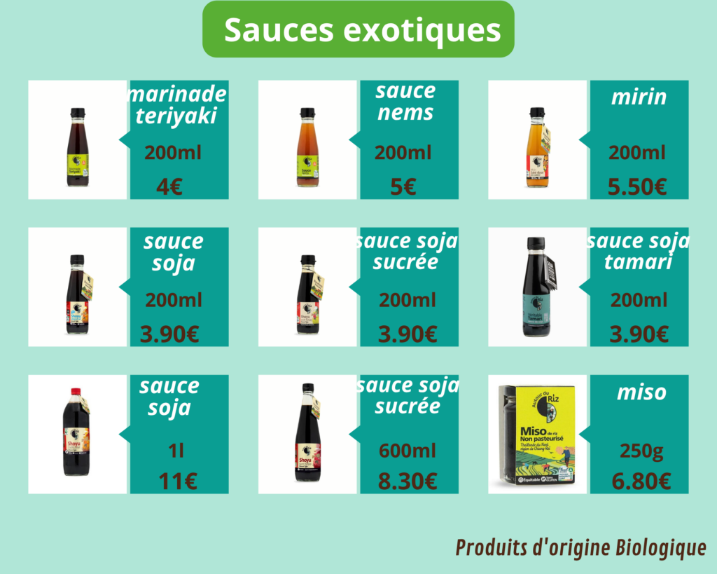 sauces exotiques