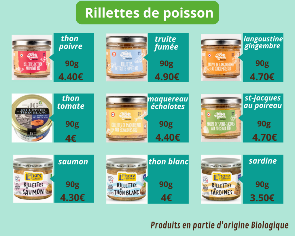 rillettes poissons