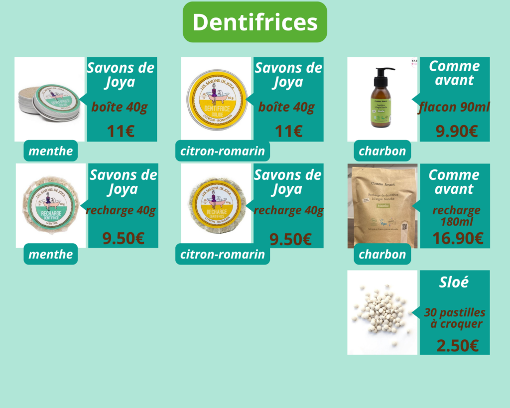 dentifrices