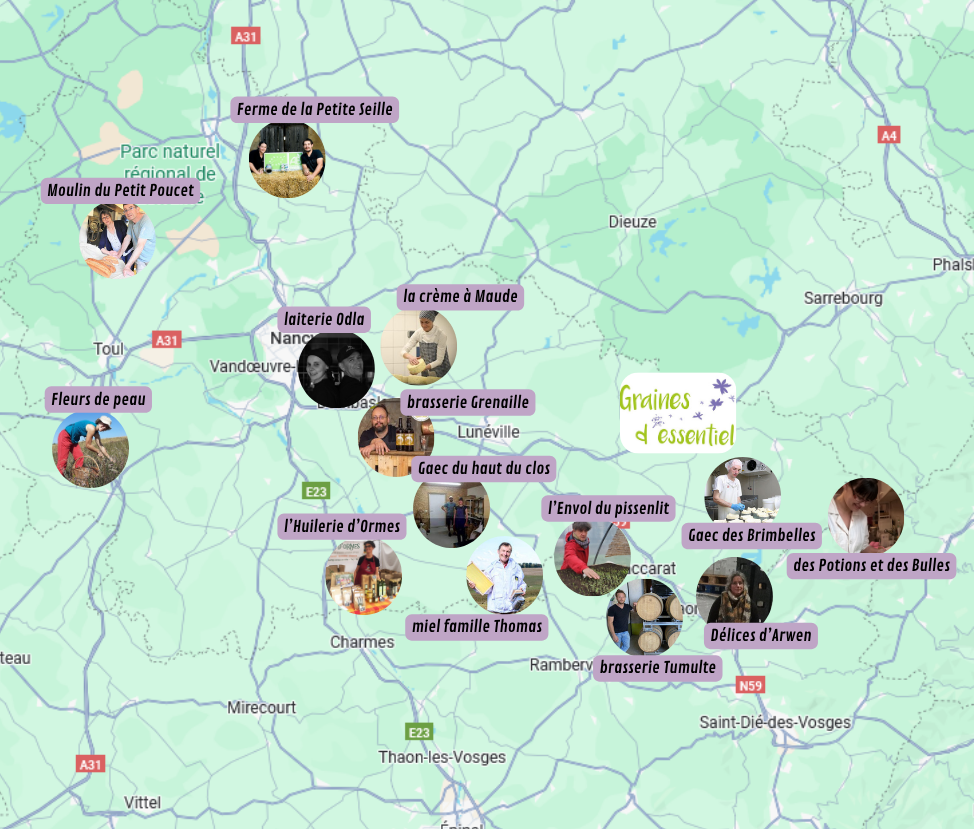 carte fournisseurs